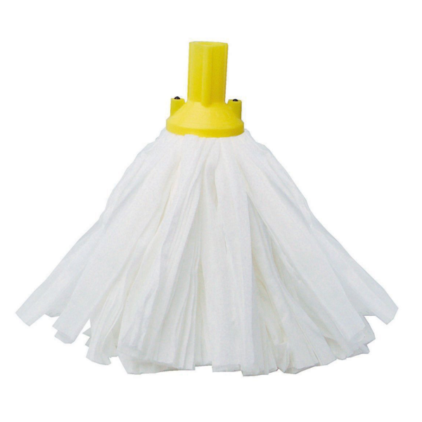 Exel Big White Mop Yellow - HA024-Y | Lightweight & Absorbent Cleaning Head