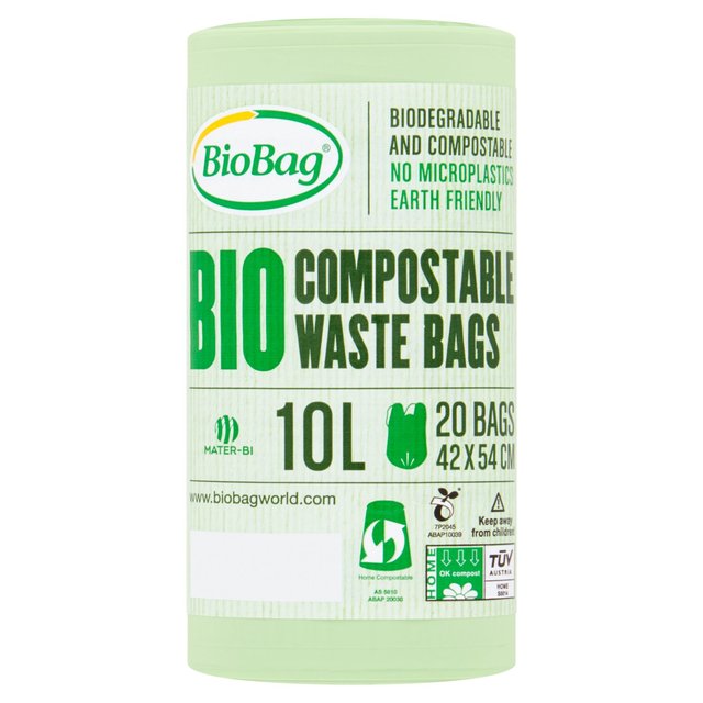 10L Kerbside Caddy CompostableBioBag Liner 25bags per roll