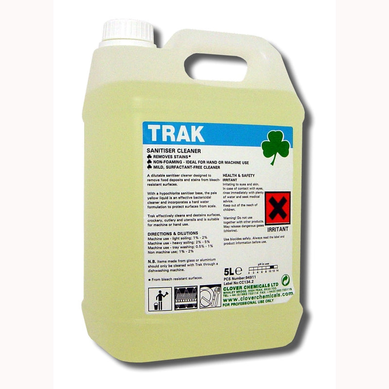 Clover Trak Sanitiser Cleaner5L