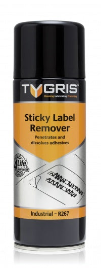 Sticky Label Remover & Glue 400ml Aerosol Tygris