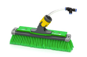 Unger nLITE Power Brush complete, 42cm, flagged bristles (green) NFK41