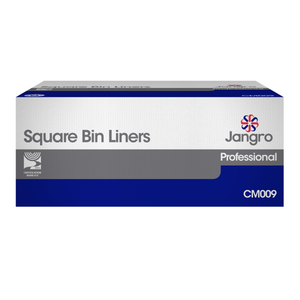 Packaging for Jangro Square Bin Liners, 1000 count, product code CM009.
