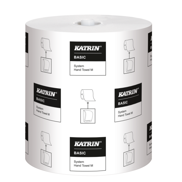 Katrin Basic System Roll Towel White 1ply 460201