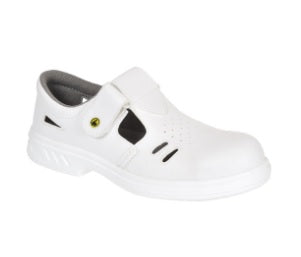 Steelite ESD Ebro Safety Sandal S1 Class 3 White Size 7 (41)