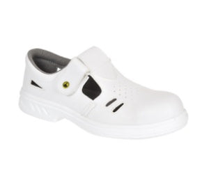 Steelite ESD Ebro Safety Sandal S1 Class 3 White Size 7 (41)