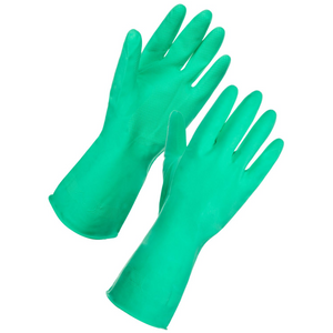 Household Rubber Gloves Large Green – DG040‑G1‑L | Reusable Cleaning Gloves