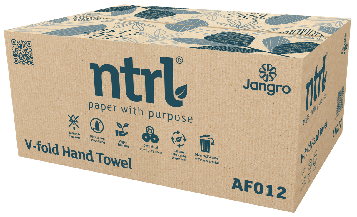 Jangro NTRL V-Fold Hand Towel 2ply 4000(20x200) - AF012