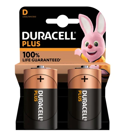 Duracell Plus D x 2 S18714