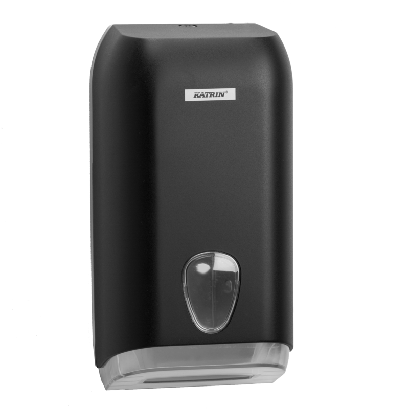 Katrin Bulk Pack Toilet Tissue Dispenser Black New Style 92605