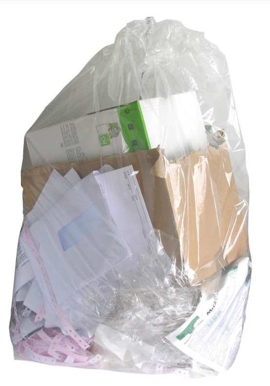 Refuse Clear Sacks 16" x 25" x 38" x200 100g EMB