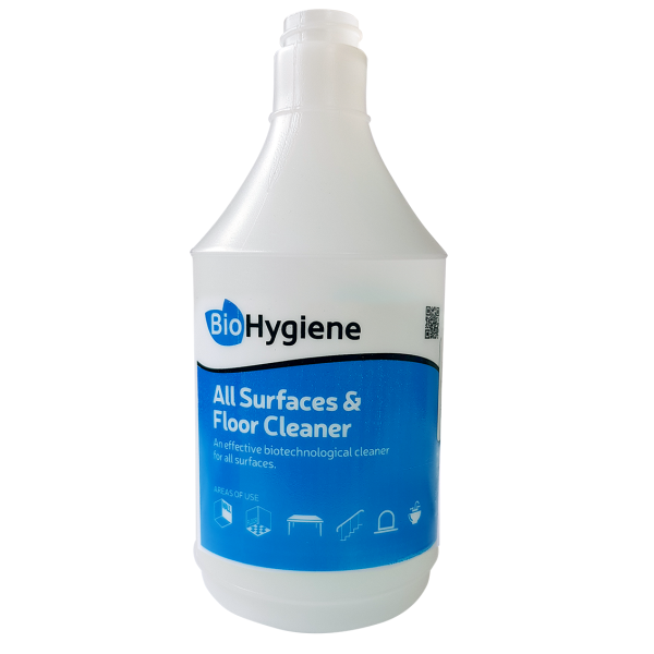 BioHygiene Empty Trigger Bottle 750ml | Eco All Surface & Floor Cleaner | Eco-Friendly Reusable Spray