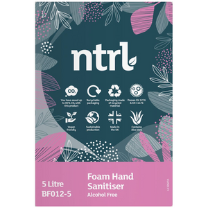 Jangro NTRL Foam Hand Sanitiser Alcohol Free 5L - BF012-5