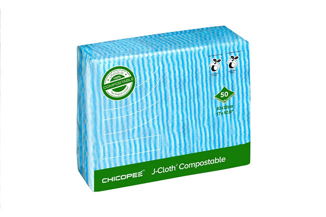 Chicopee J-Cloth Plus Compostable BLUE JCL 22 B 74770 1x50 wipes