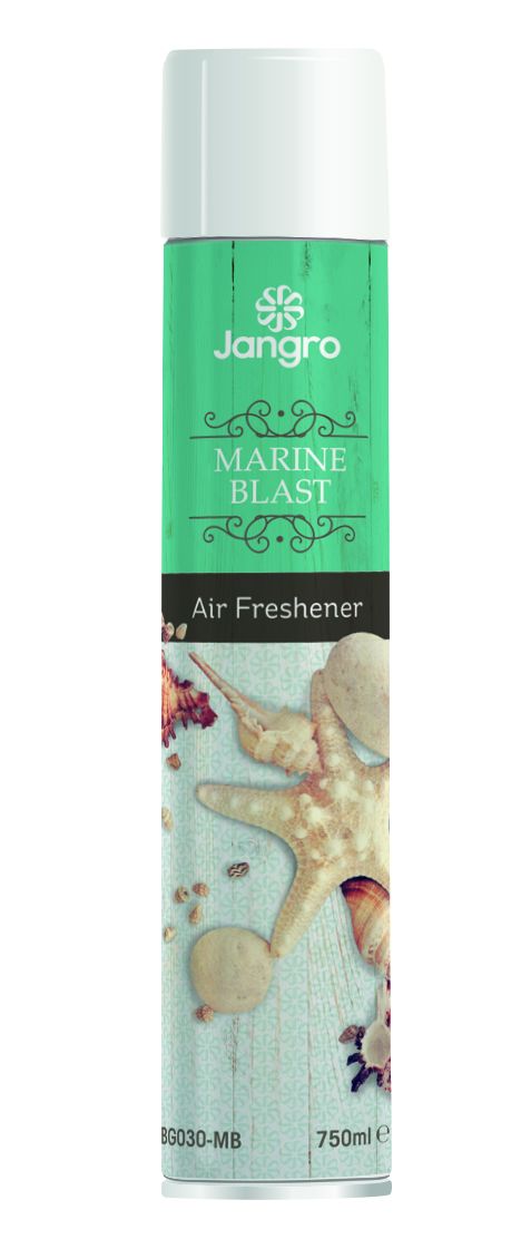 Jangro Blast Aerosol Marine Breeze 750ml - BG030-MB | Air Freshener Spray