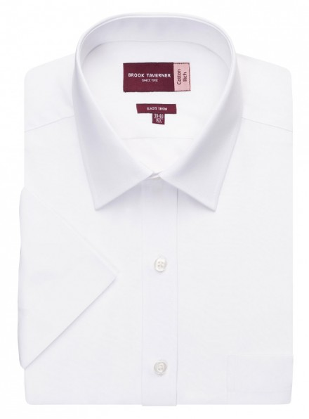 Rosello Classic S/Sleeve ShirtWhite 16"