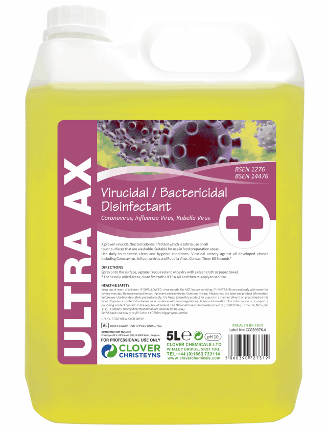 Ultra AX Bactericidal Cleaner 5 Litre