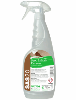 SAS 20 Carpet and UpholsterySpot and Stain Remover 6x750ml