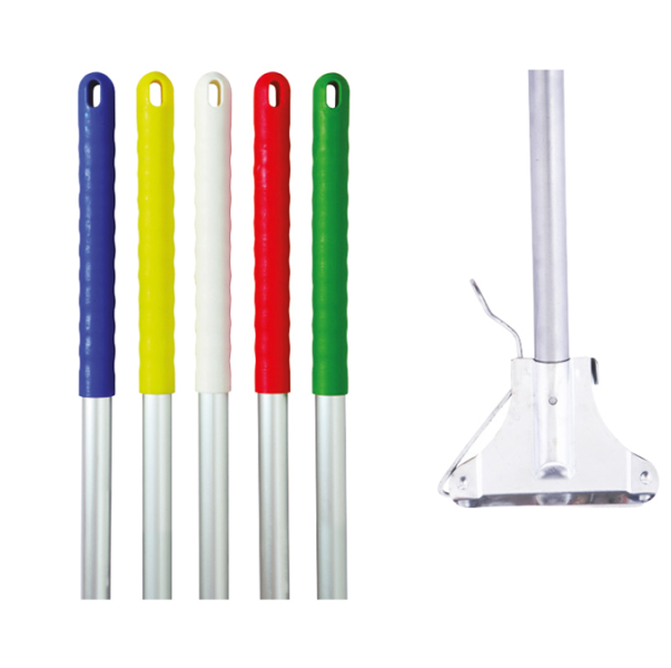 Powder Coated Kentucky Handle Yellow - HA008-Y | Durable & Colour-Coded Mop Handle