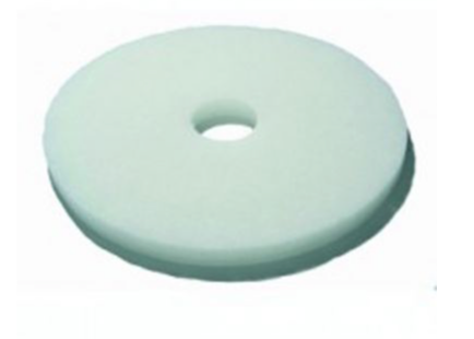 Jangro 17" Floor Pad White HG117-W - 102701