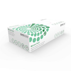 Pearl Green Nitrile Powder Free Glove Large x 100