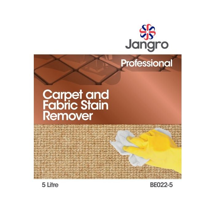 Jangro Carpet & Fabric Stain Remover 5L - BE022-5 | Heavy-Duty Multi-Surface Cleaner