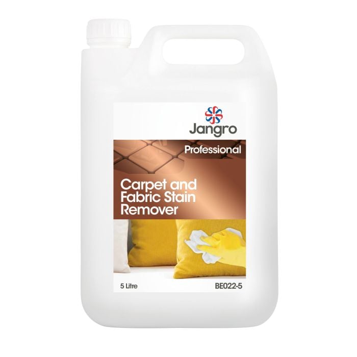 Jangro Carpet & Fabric Stain Remover 5L - BE022-5 | Heavy-Duty Multi-Surface Cleaner