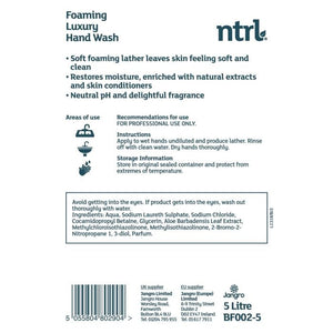 Jangro NTRL Foaming Luxury Hand Wash 5L - BF002-5 | Eco-Friendly Blueberry Hand Soap