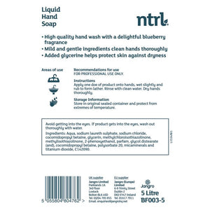 Jangro ntrl liquid soap 5 litre BF003 -5