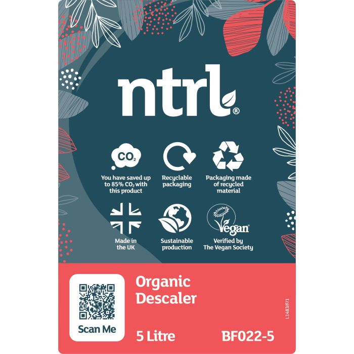 Jangro NTRL Organic Descaler 5L - BF022-5 | Eco-Friendly Limescale Remover
