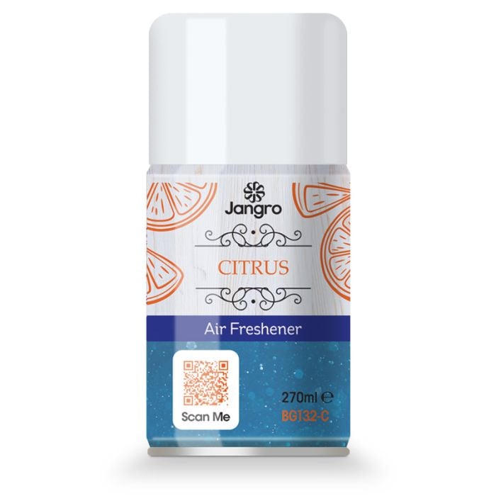 Jangro Air Freshener 270ml Citrus - BG132‑C | Long‑Lasting Aerosol Freshener