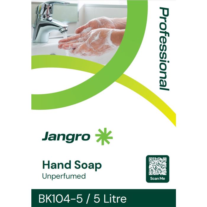 Jangro Hand Soap Unperfumed 5L BK104-5