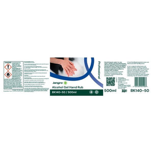 Jangro Alcohol Hand Gel Rub 500ml BK140-50 - A051FJA
