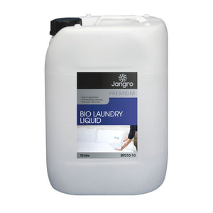 Jangro Premium Bio Laundry Liquid 10L - BP210-10 | Enzyme-Powered Commercial Detergent