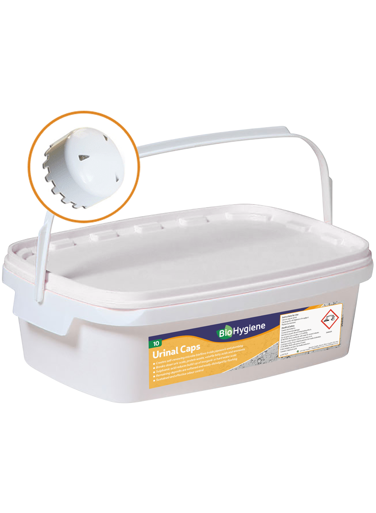BioHygiene Urinal Cap x10 | Eco-Friendly Odour Control for Washrooms