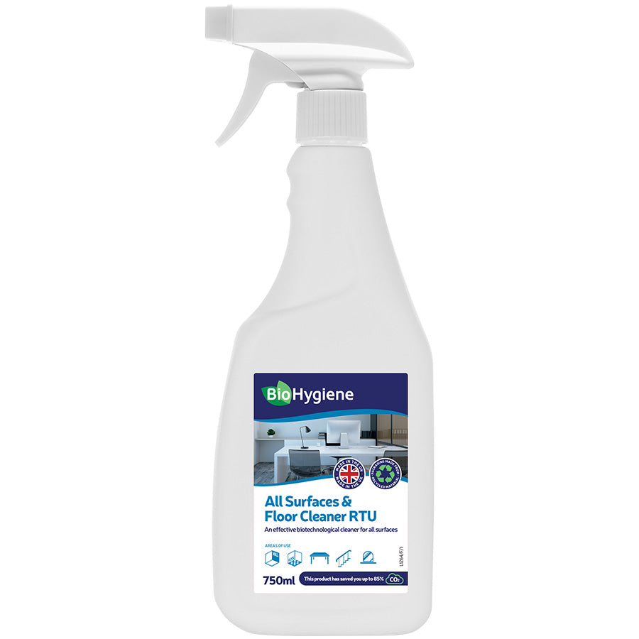 BioHygiene All Surfaces & Floor Cleaner RTU 750ml | Eco-Friendly Multi-Purpose Cleaner