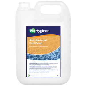 BioHygiene Antibac Hand Soap Blue 5L – Liquid & Fragranced