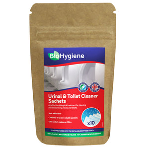 BioHygiene Urinal & Toilet Cleaner - 10 Sachets | Eco-Friendly Cleaning