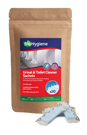 BioHygiene Urinal & Toilet Cleaner - 10 Sachets | Eco-Friendly Cleaning