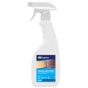 BioHygiene Wood & Leather Polish 750ml - Nourish & Protect Surfaces
