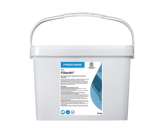 Prochem Fiberdri Carpet Compound 10kg - low-moisture cleaning and stain absorbent.