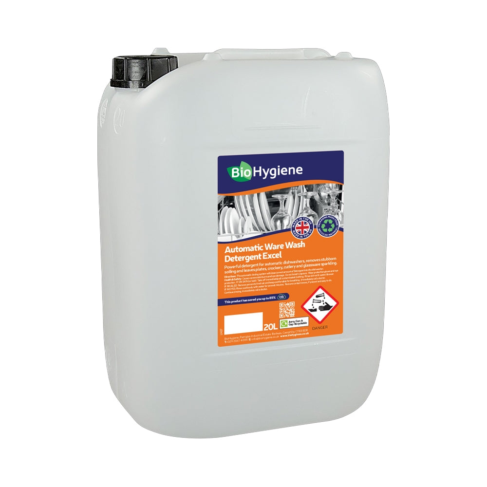 BioHygiene Automatic Dish/Ware Wash Detergent 20L | Eco-Friendly Commercial Cleaner