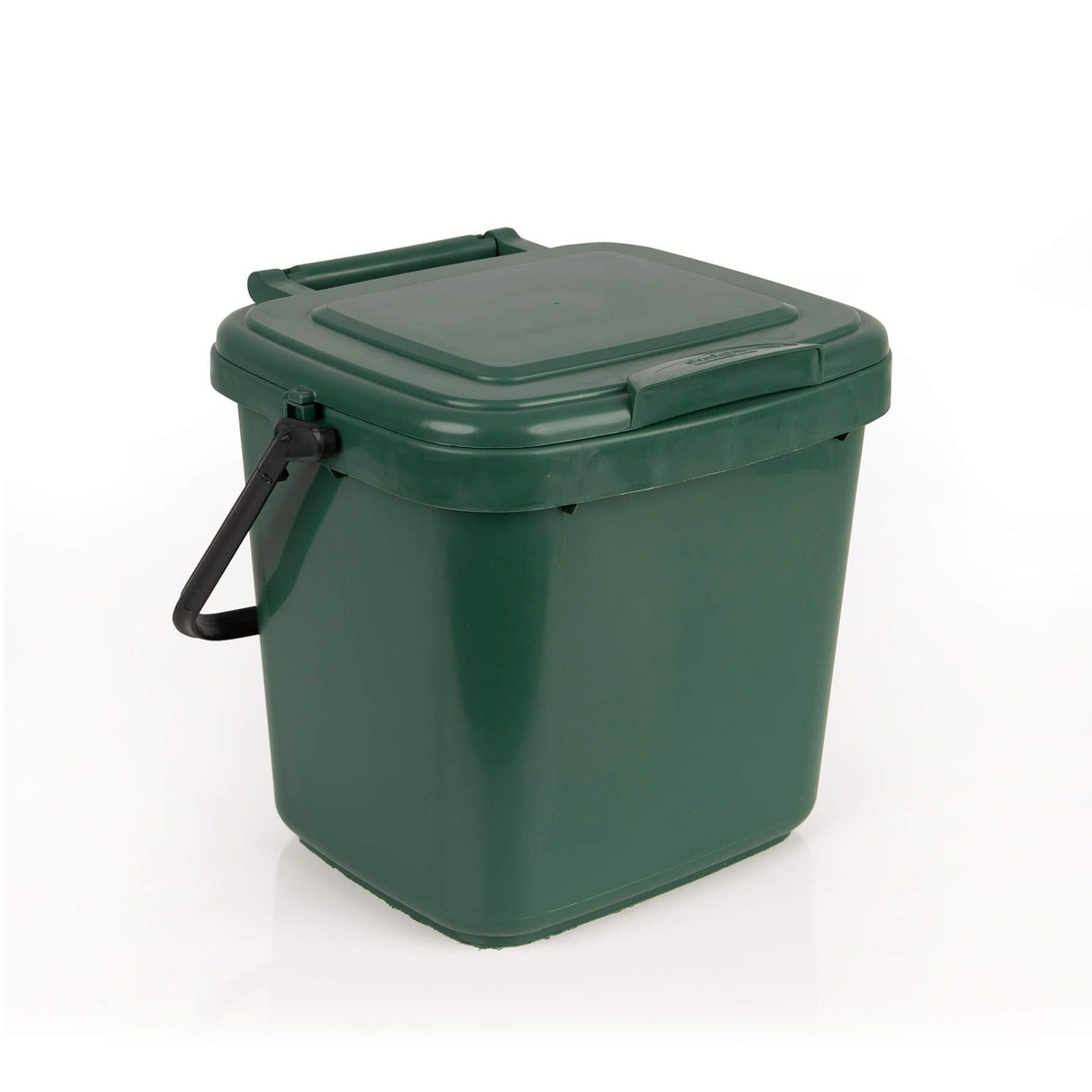 7L Green Food Waste Caddy ROB105355GRE - Compact Kitchen Compost Bin with Lid
