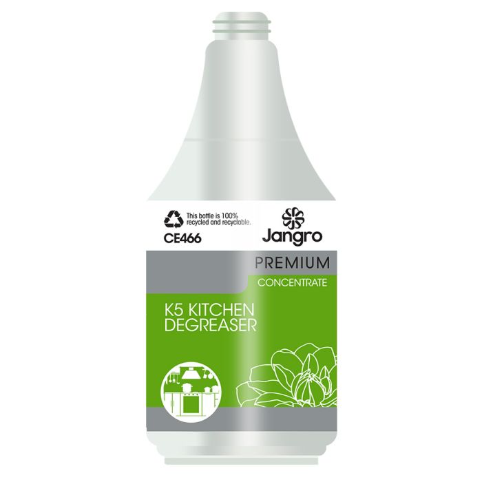 Jangro Enviro K5 Kitchen Degreaser Trigger Bottle - CE466 | Reusable & Colour-Coded