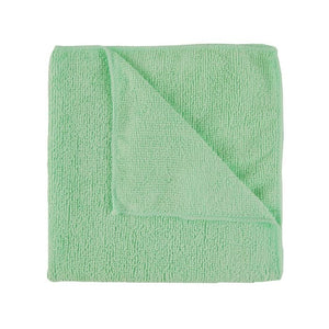 Jangro Microfibre Green Single Cloth 40x40cm CG106-G1 - MIC 07 G 230GSM