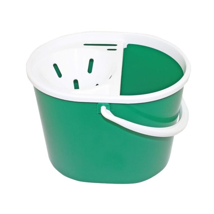 Oval Mop Bucket Green | CL056-GR 1405293 | Durable Cleaning Tool