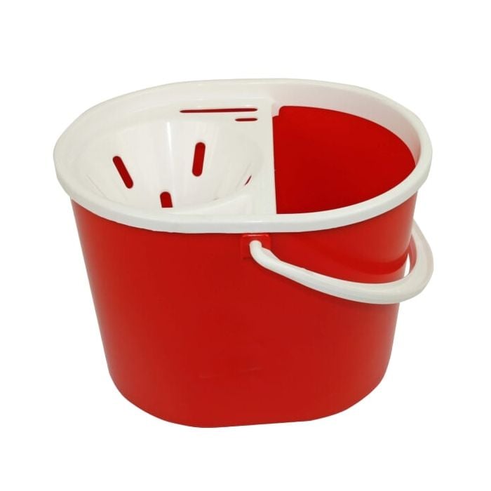 Oval Mop Bucket Red | CL056-RL1405291 | Durable & Practical Cleaning Tool