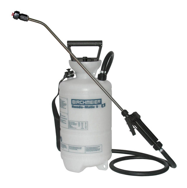 Rondo-Matic Industrial Pressure Sprayer 5L – professional chemical sprayer with Viton seals.