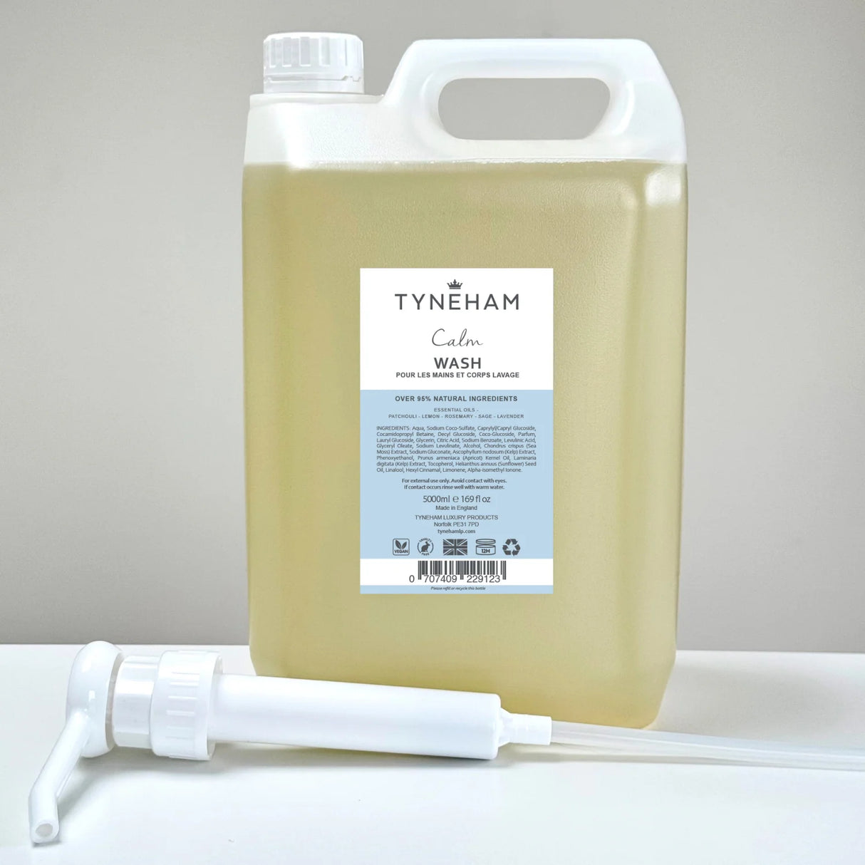Tyneham Calm Hand & Body Wash5000ml CW5000 (5L)