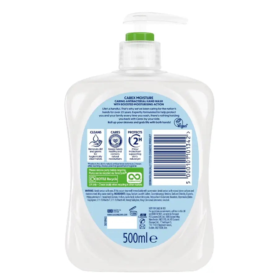Carex AntibacterialMoisturising Handwash 1x500ml