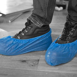 16" Blue Overshoe Disposable x100 DG100-16